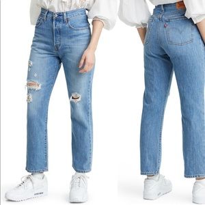 Levi’s 501 High Waist Ripped Jean